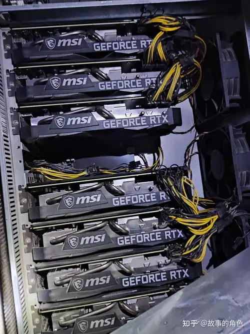 A vast mining farm showcasing multiple ASIC miners in operation
