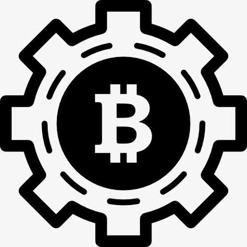 A vibrant illustration of Bitcoin mining rigs in action, highlighting the hardware's vulnerability to repair needs